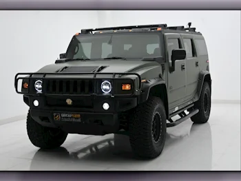 Hummer  H2  2006  Automatic  212,000 Km  8 Cylinder  Four Wheel Drive (4WD)  SUV  Green