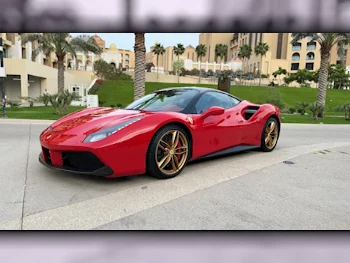 Ferrari  488  2016  F-1  56,000 Km  8 Cylinder  Four Wheel Drive (4WD)  Coupe / Sport  Red  With Warranty