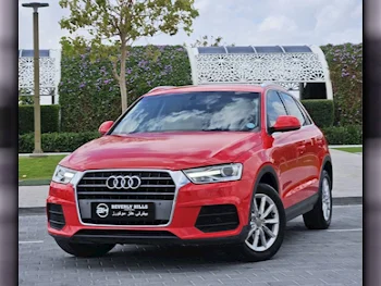 Audi  Q3  3.0 TFSI  2018  Automatic  61,800 Km  4 Cylinder  Front Wheel Drive (FWD)  SUV  Red