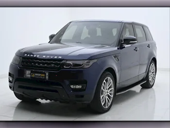 Land Rover  Range Rover  Sport Super charged  2014  Automatic  142,000 Km  8 Cylinder  Four Wheel Drive (4WD)  SUV  Dark Blue