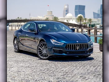Maserati  Ghibli  2021  Automatic  22,000 Km  6 Cylinder  Rear Wheel Drive (RWD)  Sedan  Dark Blue  With Warranty