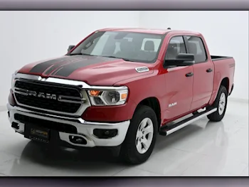 Dodge  Ram  Big Horn  2023  Automatic  3,000 Km  8 Cylinder  Four Wheel Drive (4WD)  Pick Up  Red  With Warranty