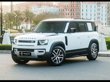 Land Rover  Defender  110 HSE  2023  Automatic  37,000 Km  6 Cylinder  Four Wheel Drive (4WD)  SUV  White  With Warranty