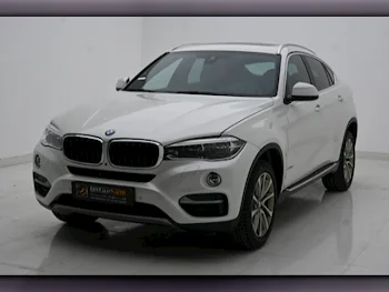 BMW  X-Series  X6  2017  Automatic  47,000 Km  6 Cylinder  Four Wheel Drive (4WD)  SUV  White
