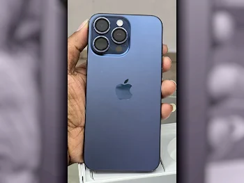 Apple  - iPhone 15  - Pro Max  - Blue  - 256 GB  - Under Warranty