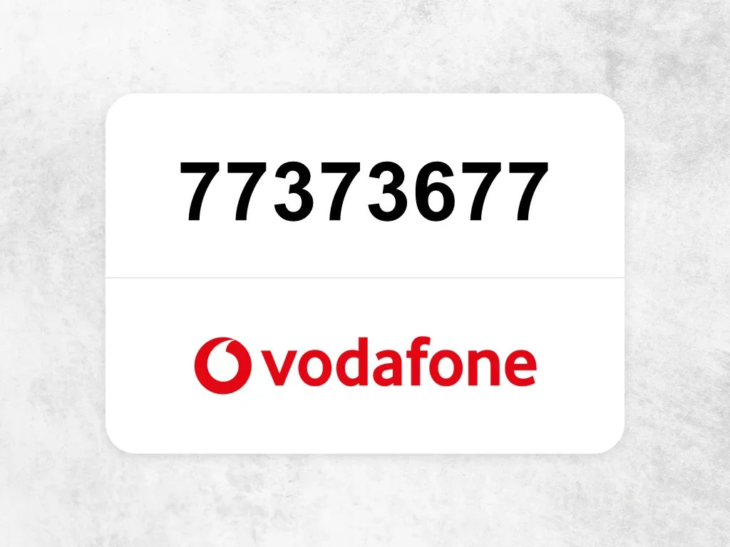 Vodafone Mobile Phone  77373677