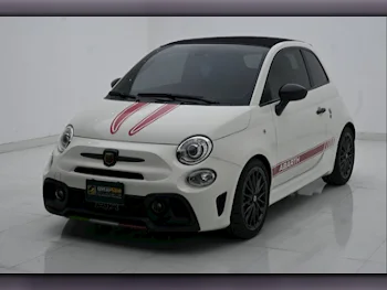 Fiat  595  Abarth  2022  Automatic  35,750 Km  4 Cylinder  Front Wheel Drive (FWD)  Convertible  White and Black  With Warranty