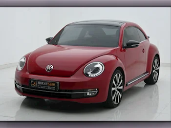 Volkswagen  Beetle  Turbo  2016  Automatic  56,000 Km  4 Cylinder  Front Wheel Drive (FWD)  Hatchback  Red