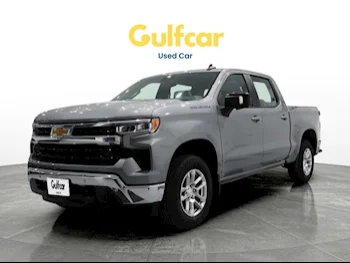 Chevrolet  Silverado  LT  2024  Automatic  0 Km  8 Cylinder  Four Wheel Drive (4WD)  Pick Up  Silver  With Warranty
