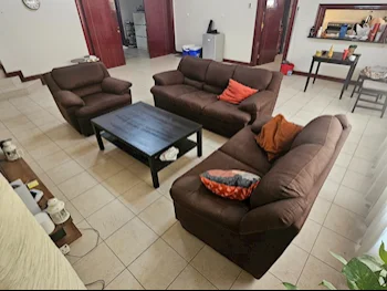 Sofas, Couches & Chairs Sofa Set  Brown