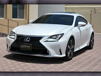 Lexus  RC  350 F Sport  2017  Automatic  146,000 Km  6 Cylinder  Rear Wheel Drive (RWD)  Coupe / Sport  White