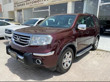 Honda  Pilot  Touring  2014  Automatic  245,000 Km  6 Cylinder  Four Wheel Drive (4WD)  SUV  Maroon