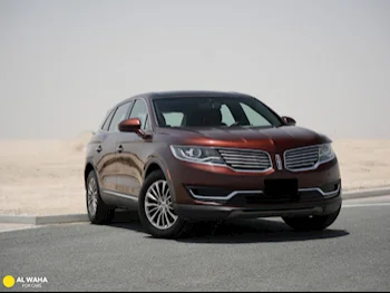Lincoln  MKX  2016  Automatic  117,900 Km  6 Cylinder  Four Wheel Drive (4WD)  SUV  Maroon