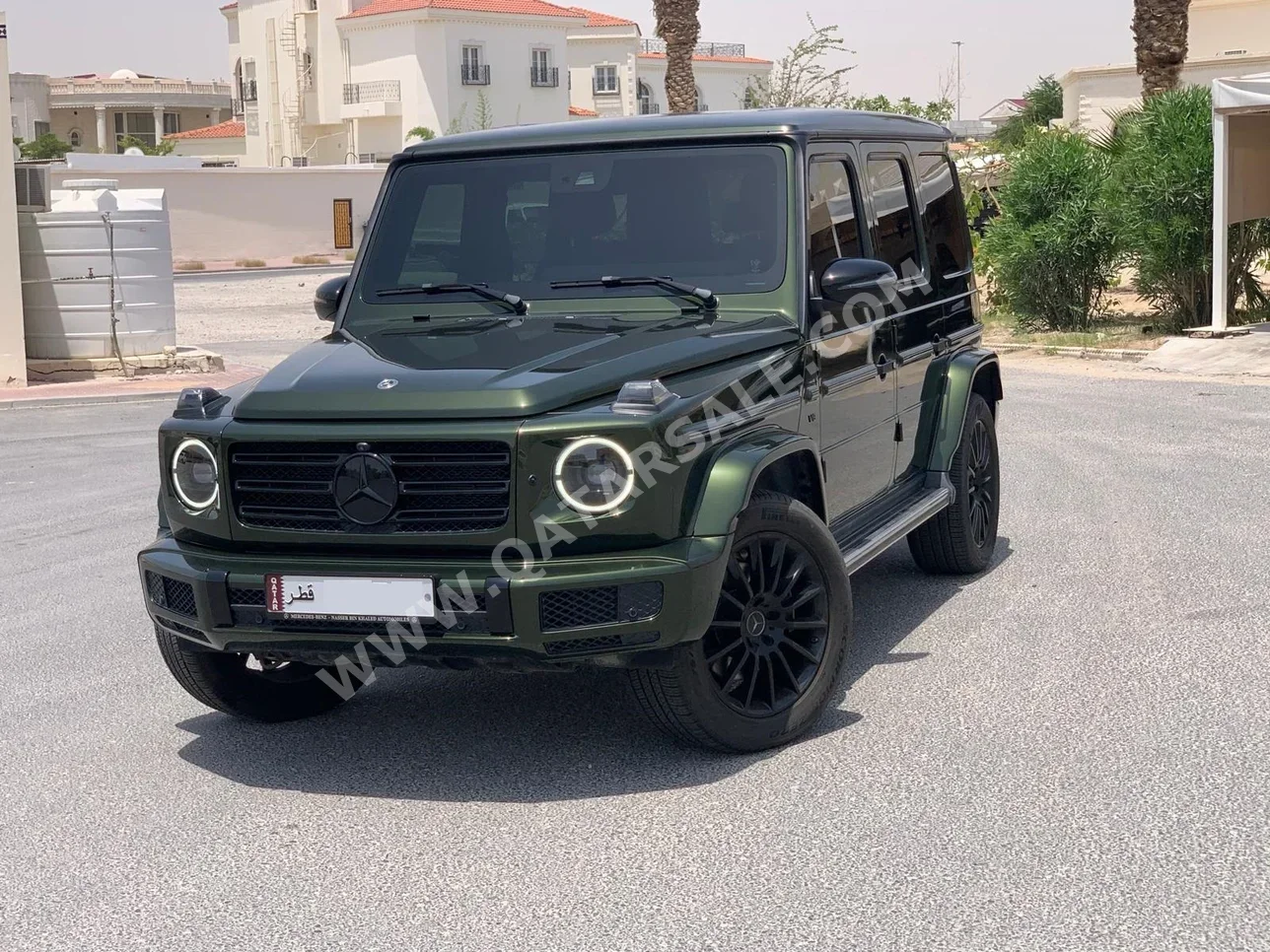 Mercedes-Benz  G-Class  500  2022  Automatic  7,000 Km  8 Cylinder  Four Wheel Drive (4WD)  SUV  Green  With Warranty