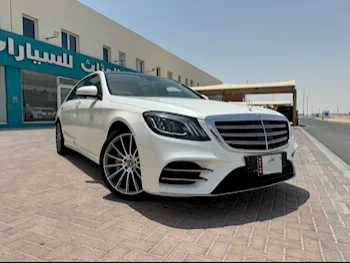 Mercedes-Benz  S-Class  450  2018  Automatic  14,000 Km  6 Cylinder  Rear Wheel Drive (RWD)  Sedan  White