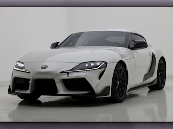 Toyota  Supra  GR  2023  Automatic  21,000 Km  6 Cylinder  Rear Wheel Drive (RWD)  Coupe / Sport  White  With Warranty