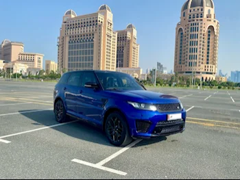 Land Rover  Range Rover  Sport SVR  2015  Automatic  94,000 Km  8 Cylinder  Four Wheel Drive (4WD)  SUV  Blue
