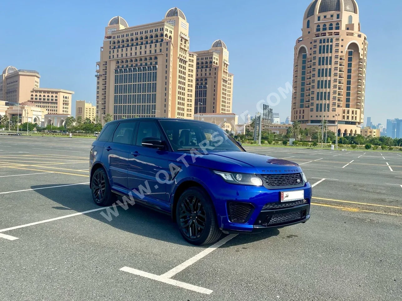 Land Rover  Range Rover  Sport SVR  2015  Automatic  94,000 Km  8 Cylinder  Four Wheel Drive (4WD)  SUV  Blue