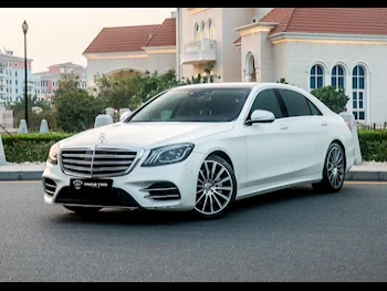 Mercedes-Benz  S-Class  450  2018  Automatic  77,800 Km  6 Cylinder  Rear Wheel Drive (RWD)  Sedan  White