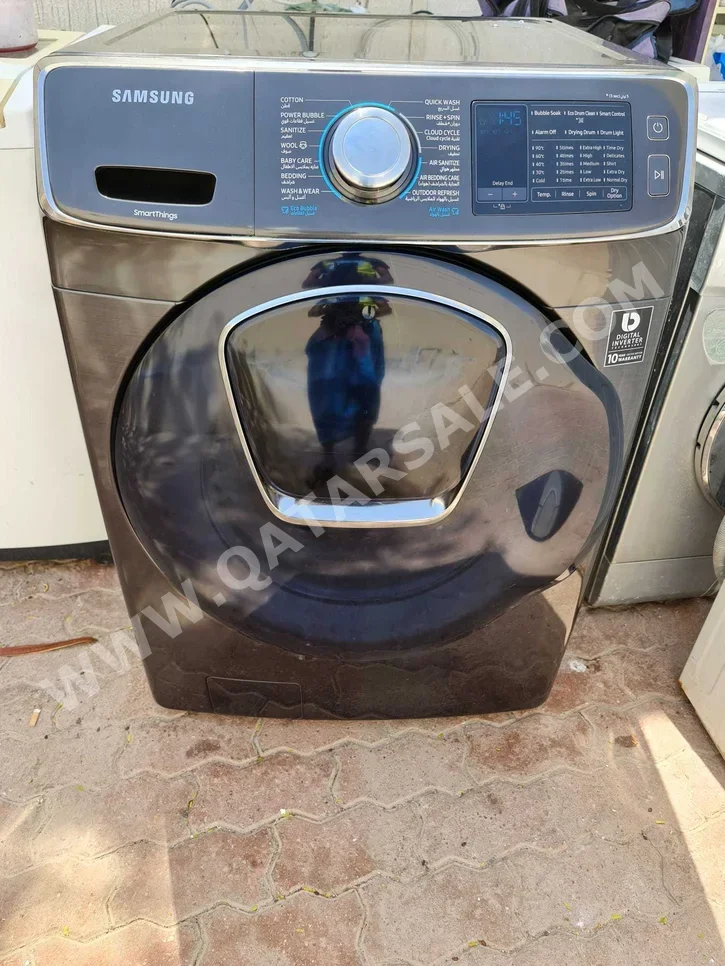 Washers & Dryers Sets Samsung /  17 Kg  Stainless Steel  Stackable  With Delivery  With Installation  Front Load Washer  Electric