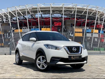 Nissan  Kicks  2020  Automatic  78,000 Km  4 Cylinder  Front Wheel Drive (FWD)  SUV  White  With Warranty