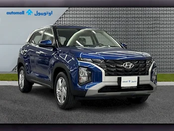 Hyundai  Creta  2024  Automatic  520 Km  4 Cylinder  Front Wheel Drive (FWD)  SUV  Blue  With Warranty