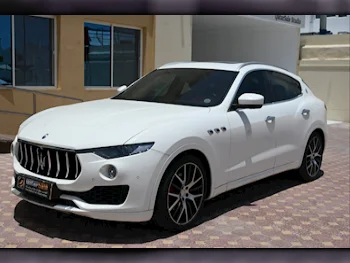 Maserati  Levante  SQ4  2018  Automatic  80,000 Km  6 Cylinder  Four Wheel Drive (4WD)  SUV  White