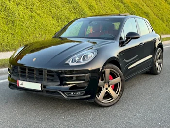 Porsche  Macan  Turbo  2015  Automatic  60,000 Km  6 Cylinder  Four Wheel Drive (4WD)  SUV  Black  With Warranty
