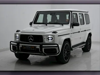 Mercedes-Benz  G-Class  63 Night Pack  2020  Automatic  85,000 Km  8 Cylinder  Four Wheel Drive (4WD)  SUV  White  With Warranty
