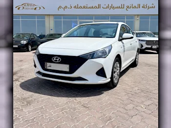 Hyundai  Accent  1.6  2022  Automatic  55,000 Km  4 Cylinder  Front Wheel Drive (FWD)  Sedan  White  With Warranty