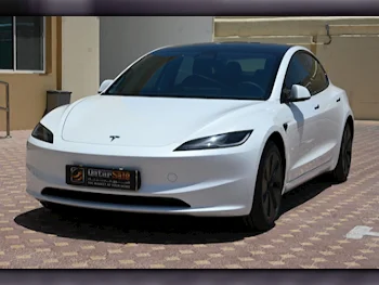Tesla  Model 3  2024  Automatic  10,600 Km  0 Cylinder  All Wheel Drive (AWD)  Sedan  White  With Warranty