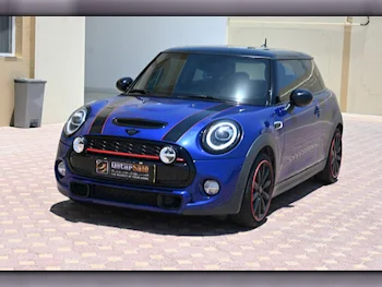 Mini  Cooper  S  2019  Automatic  58,000 Km  4 Cylinder  Front Wheel Drive (FWD)  Hatchback  Blue  With Warranty