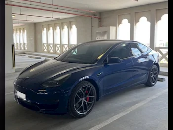 Tesla  Model 3  Performance  2022  Automatic  9,000 Km  0 Cylinder  All Wheel Drive (AWD)  Sedan  Blue