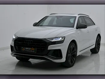 Audi  Q8  S-Line  2019  Automatic  62,000 Km  6 Cylinder  All Wheel Drive (AWD)  SUV  White