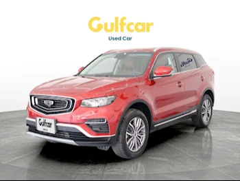 Geely  Azkarra  2021  Automatic  53,045 Km  3 Cylinder  Front Wheel Drive (FWD)  SUV  Red  With Warranty