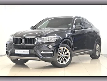 BMW  X-Series  X6  2019  Automatic  57,500 Km  6 Cylinder  Four Wheel Drive (4WD)  SUV  Black  With Warranty