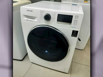 Washers & Dryers Sets Samsung /  8 Kg  White  Steam Washer  Steam Dryer  With Delivery  With Installation  Front Load Washer  Electric
