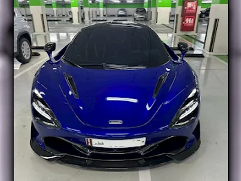 Mclaren  720  S  2021  Automatic  9,000 Km  8 Cylinder  Rear Wheel Drive (RWD)  Coupe / Sport  Blue  With Warranty