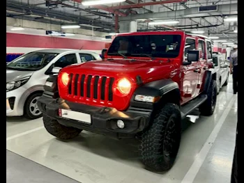 Jeep  Wrangler  Sport  2018  Automatic  96,000 Km  6 Cylinder  Four Wheel Drive (4WD)  SUV  Red