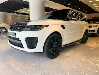Land Rover  Range Rover  Sport SVR  2019  Automatic  49,000 Km  8 Cylinder  Four Wheel Drive (4WD)  SUV  White