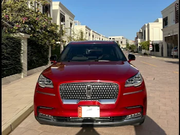 Lincoln  Aviator  2021  Automatic  35,000 Km  6 Cylinder  Four Wheel Drive (4WD)  SUV  Red  With Warranty