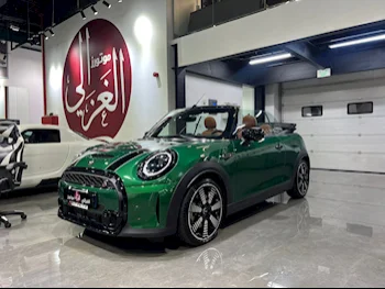 Mini  Cooper  S  2024  Automatic  7,000 Km  4 Cylinder  Front Wheel Drive (FWD)  Convertible  Green  With Warranty