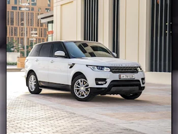 Land Rover  Range Rover  Sport  2017  Automatic  98,000 Km  8 Cylinder  Four Wheel Drive (4WD)  SUV  White