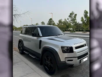 Land Rover  Defender  First Edition  2020  Automatic  98,000 Km  6 Cylinder  Four Wheel Drive (4WD)  SUV  Silver  With Warranty