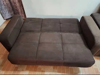 Sofas, Couches & Chairs Sofa-bed  - Brown  - With Table  and Side Tables  - Sofa Bed