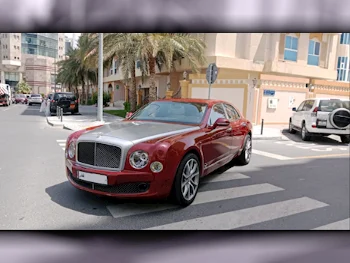 Bentley  Mulsanne  2016  Automatic  33,000 Km  8 Cylinder  All Wheel Drive (AWD)  Sedan  Red and Silver