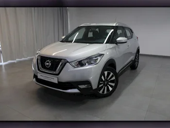 Nissan  Kicks  2020  Automatic  32,000 Km  4 Cylinder  Front Wheel Drive (FWD)  SUV  Silver  With Warranty