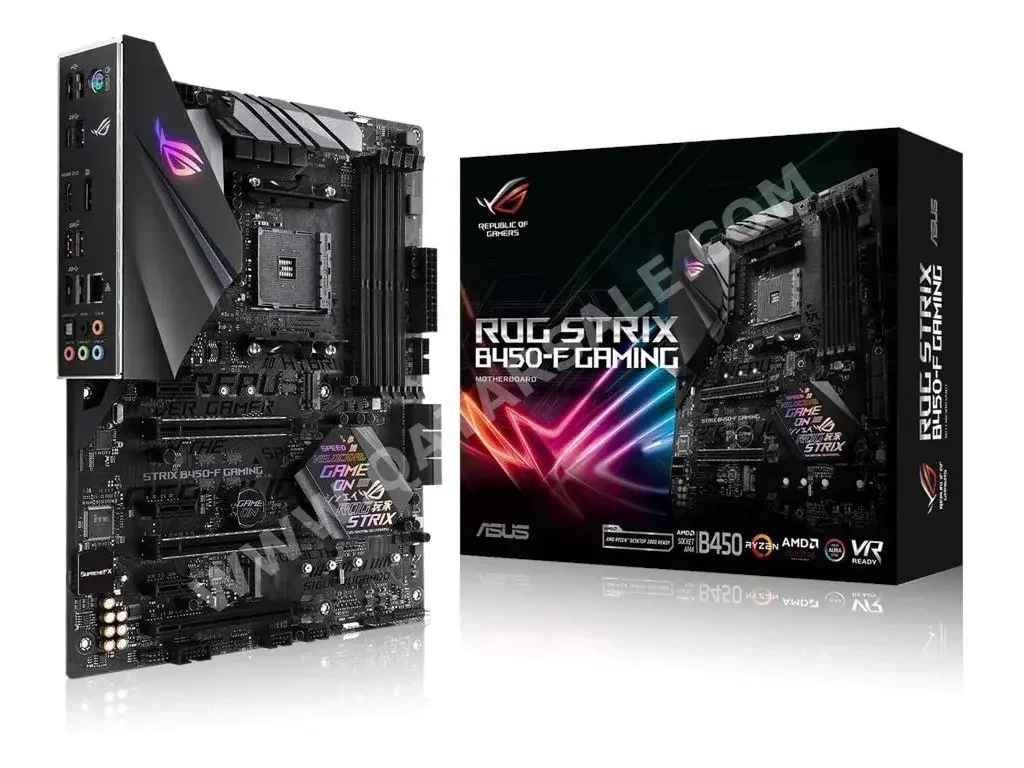 Motherboards Asus  AMD  DDR4  2020  SATA6  Strix B450-F Gaming  Dual-Cpu  Support ECC /  AMD B450