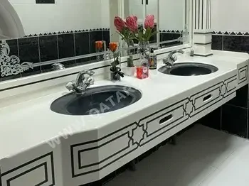 Bathroom Vanities NABCO Furniture Center /  Double  Artificial Marble  Multicolor /  Artificial Marble Top