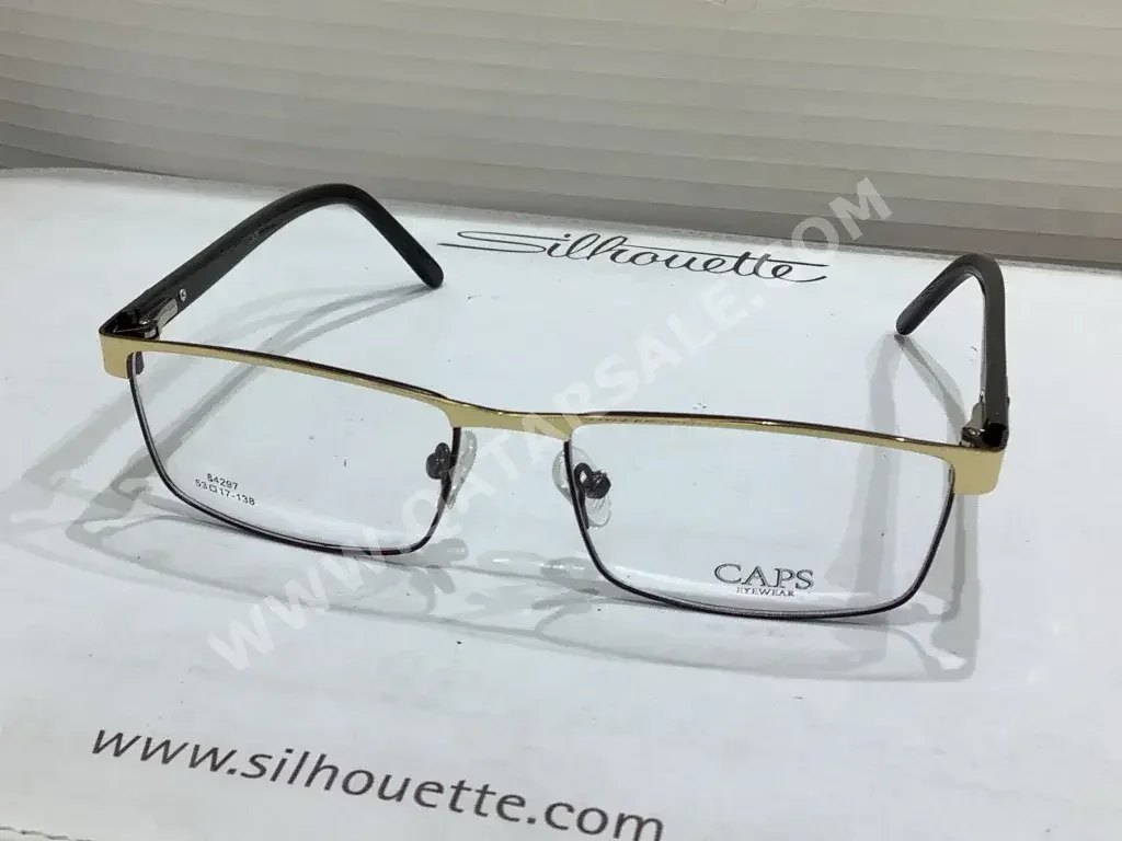 CAPS  Prescription Glasses  Multicolor  Rectangular  Italy  Warranty  for Unisex